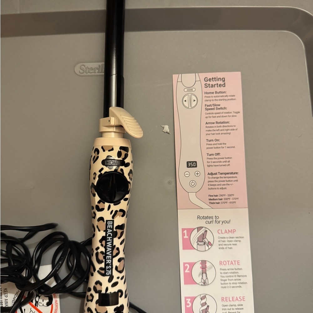 The Beachwaver Co. Leopard Print Hair Curler
